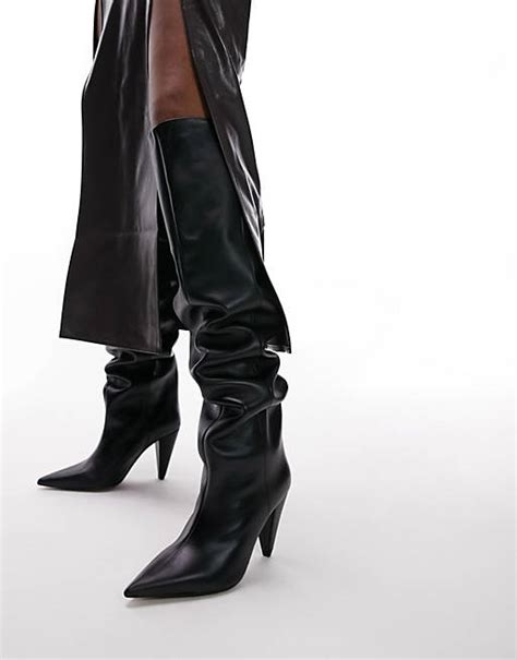 fendi stiefel reptil schwartz|Stiefel mit hohem Absatz aus Leder in Schwarz .